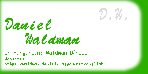 daniel waldman business card